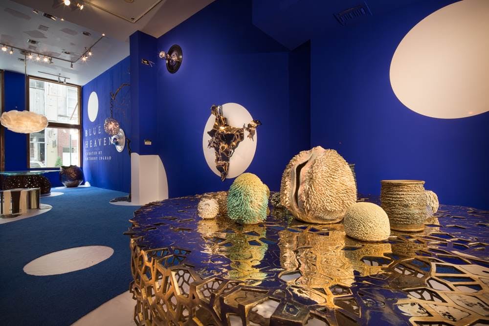 Ingrao Inc project, blue heaven exhibition