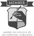 Member American College of Osteopathic Surgeons logo