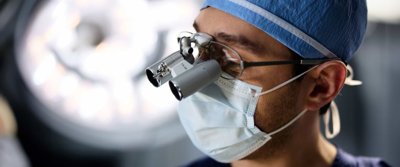 Doctor Parizh in the operating room