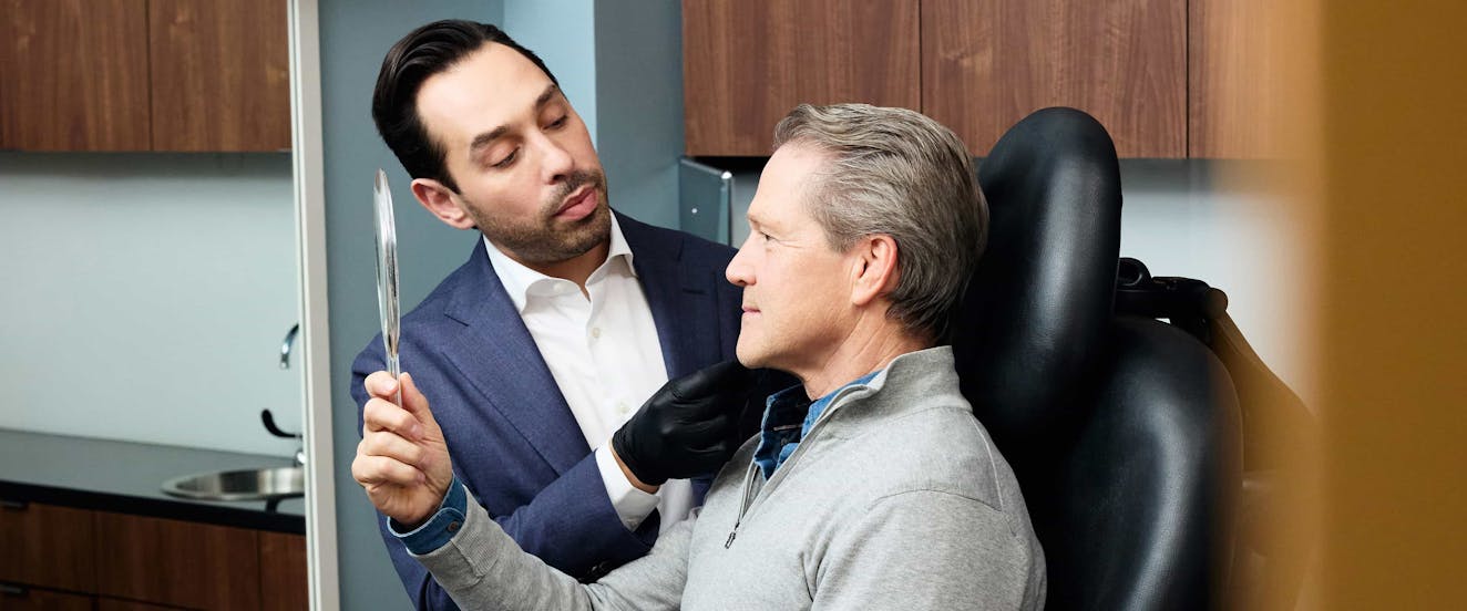 Doctor and patient during consultation