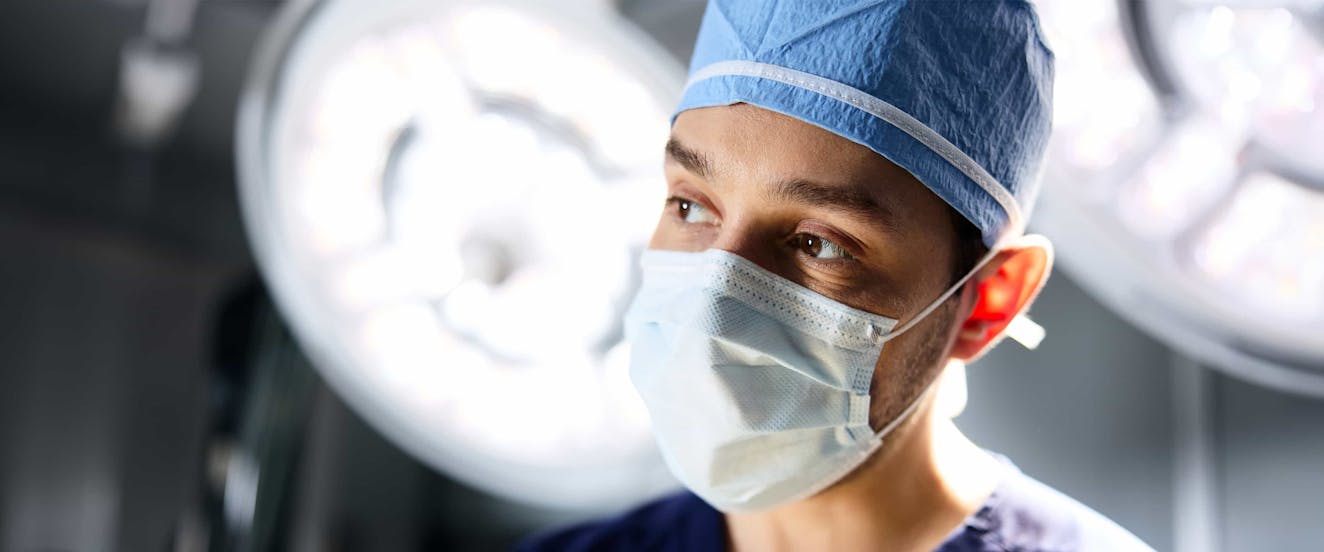 Dr. Parizh in the operating room