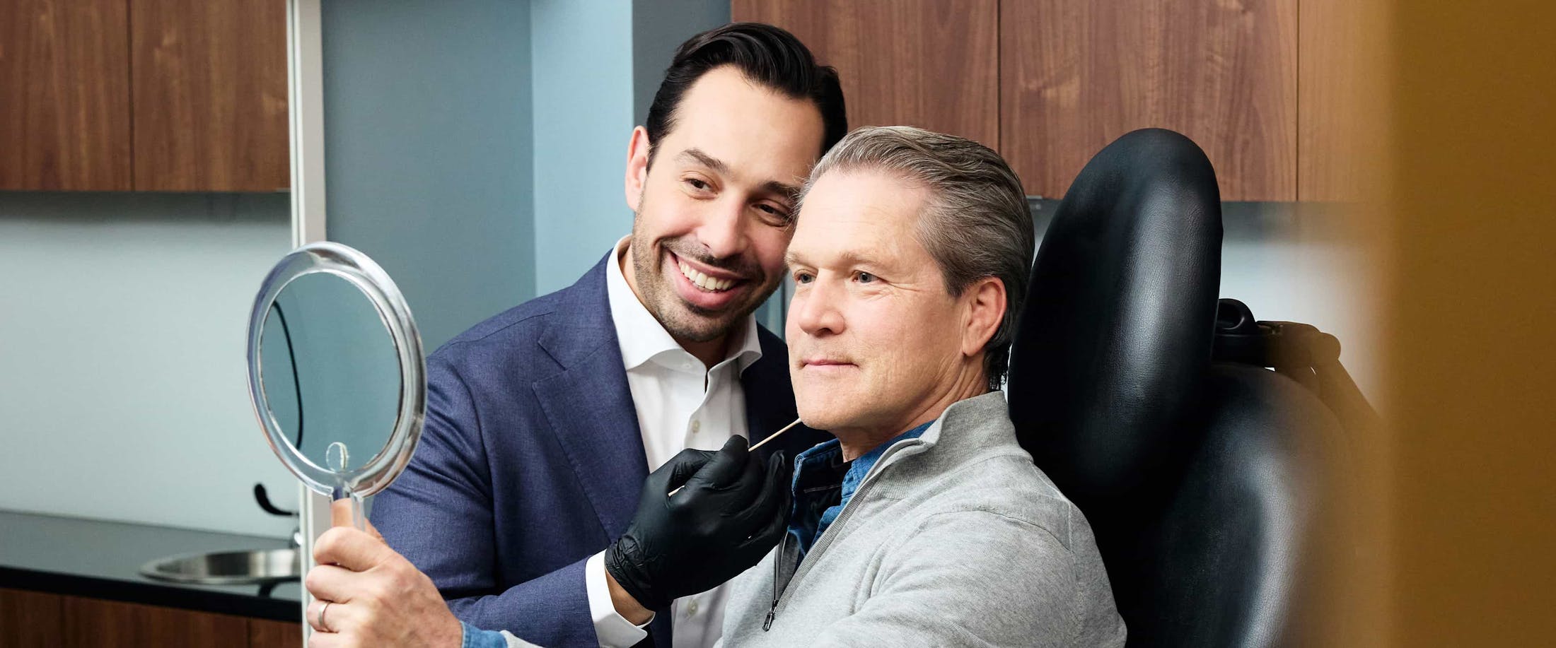 Doctor and patient during consultation