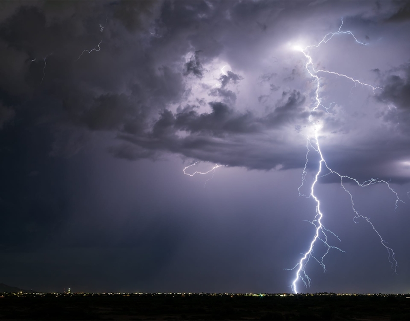lightning storm