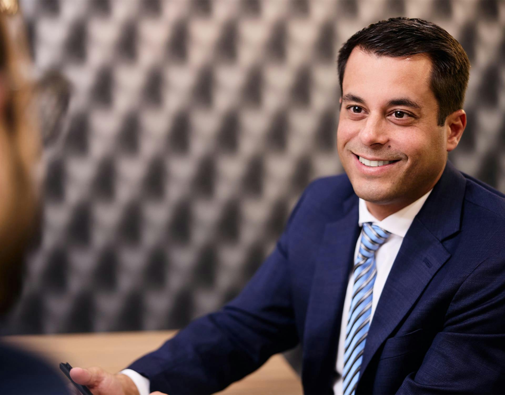 attorney smiling