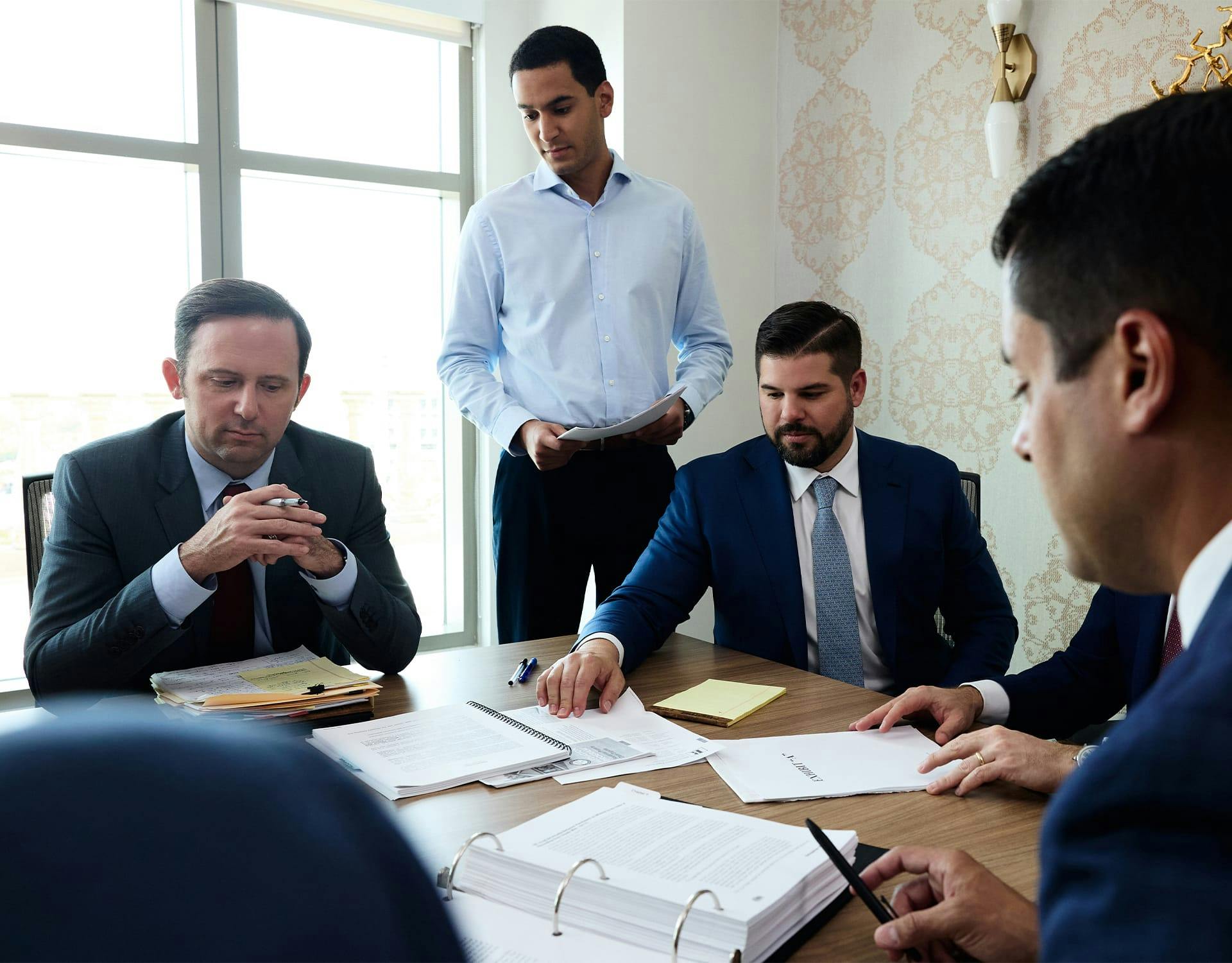attorneys around a table