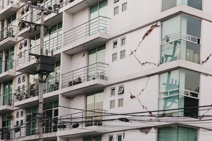 Balconys on a building