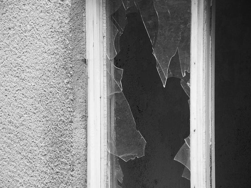 Broken window