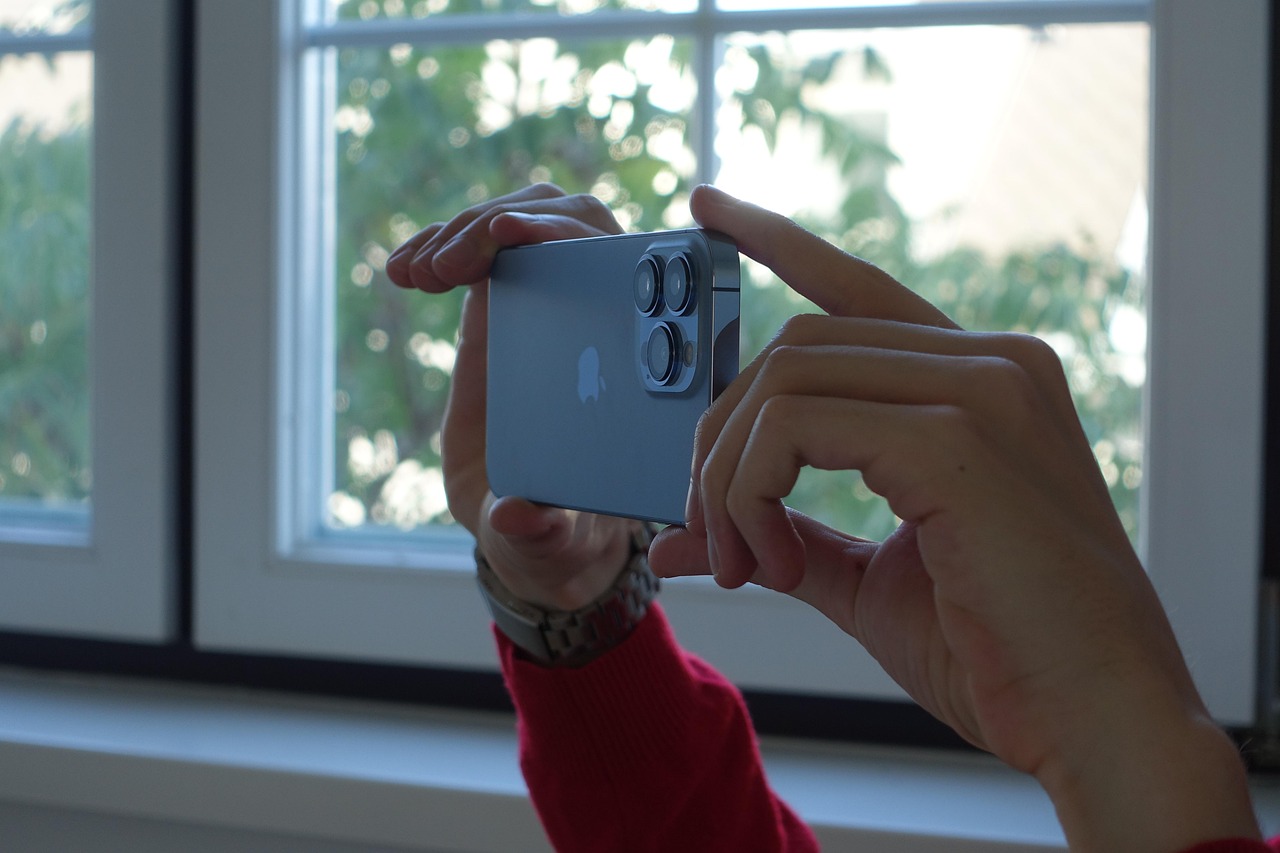 Person taking a photo on their phone