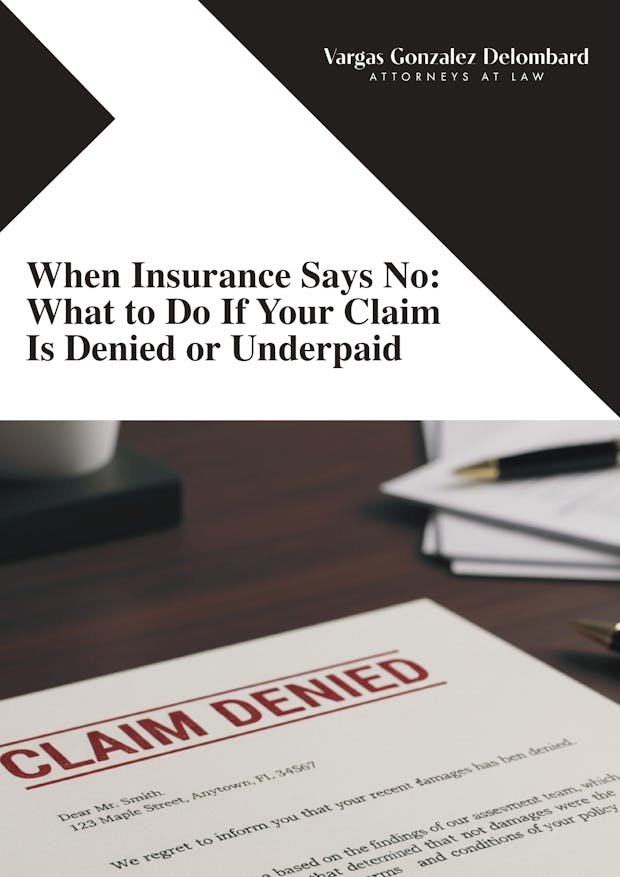 When Insurance Says No: What to Do If Your Claim Is Denied or Underpaid
