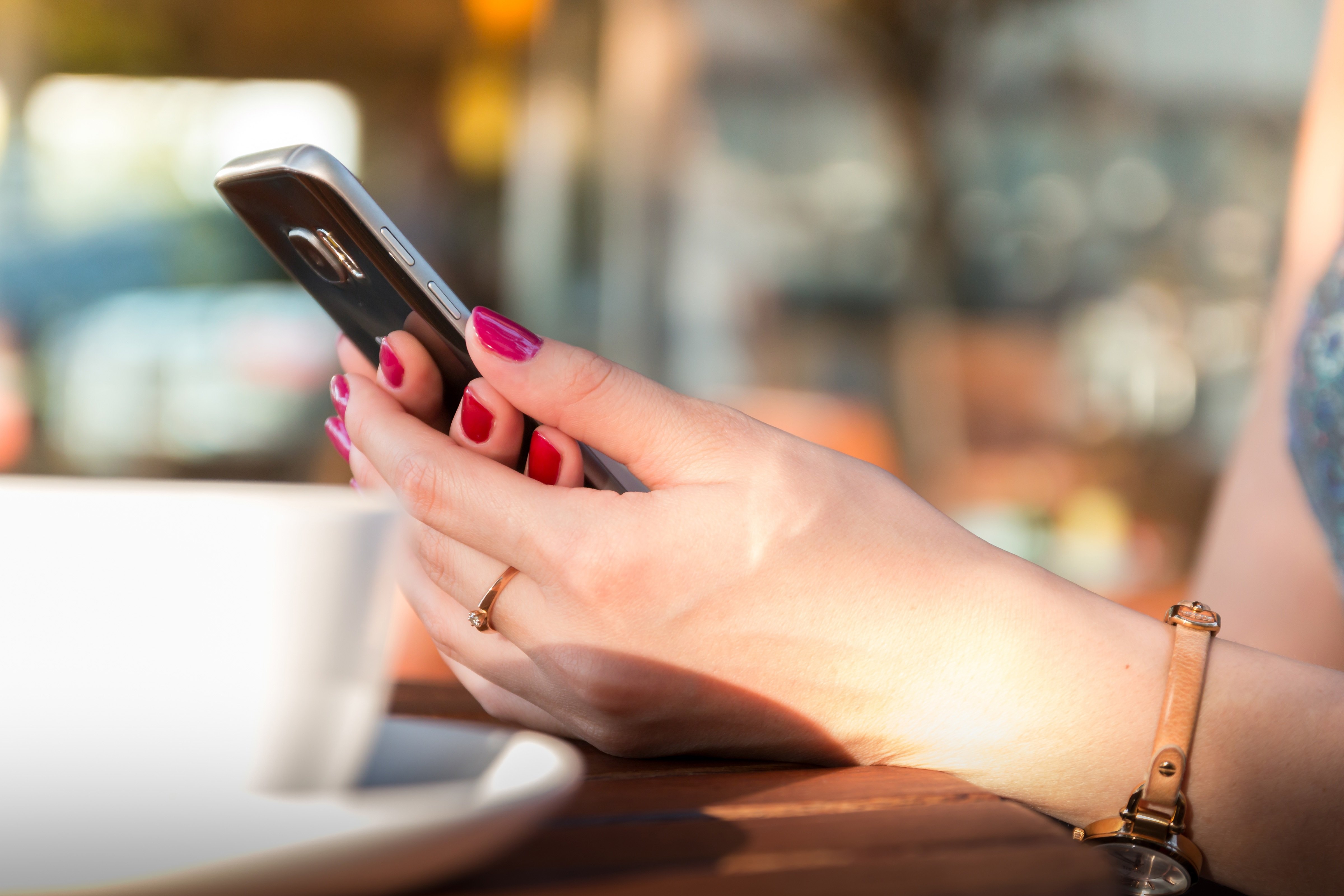 Person checking weather alerts on a smartphone to monitor tropical storm and hurricane updates during Florida hurricane season.