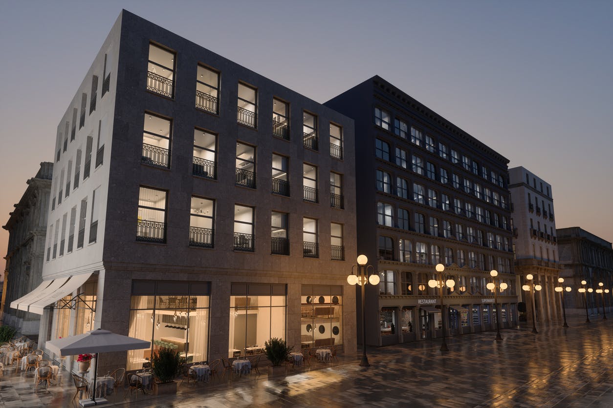 hotel building