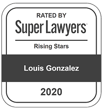 Super Lawyers Rising Stars - Louis Gonzalez, 2020