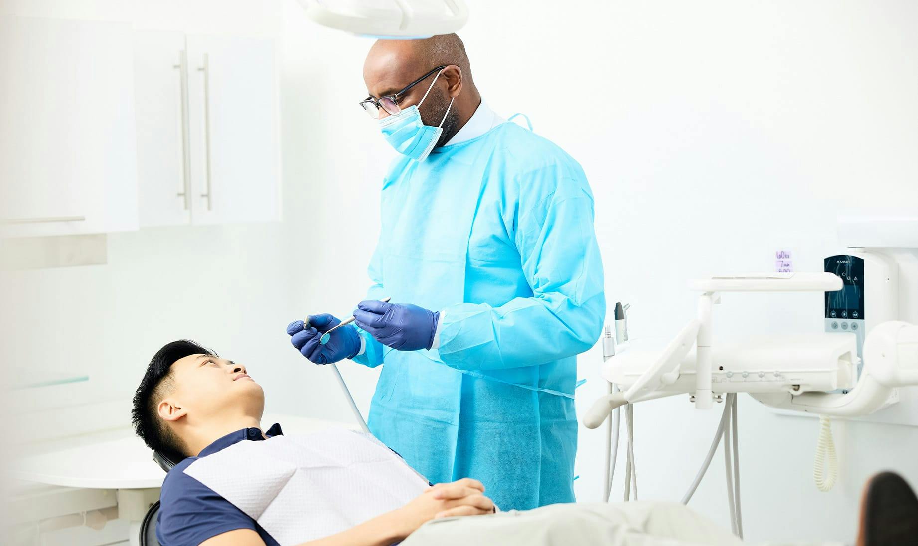 dr sinada with patient