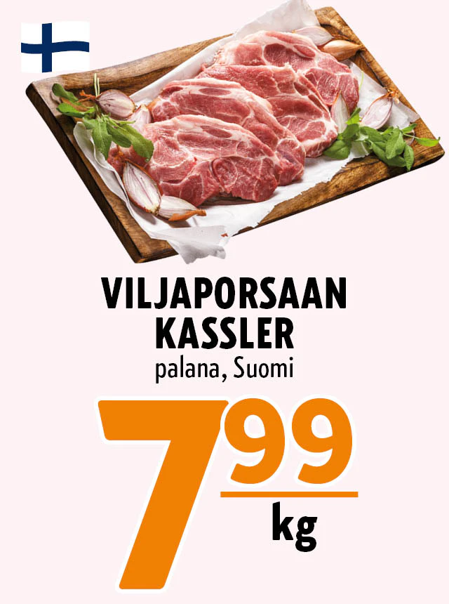 viljaporsaan kassler
