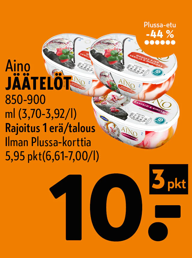jäätelöt