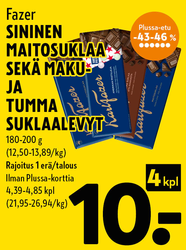 suklaalevyt