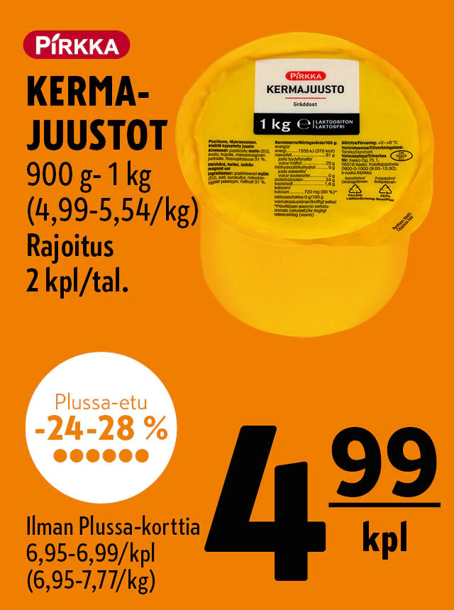 kermajuustot