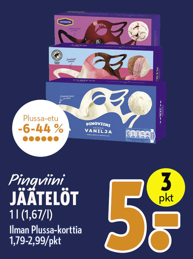 pingviini jäätelöt