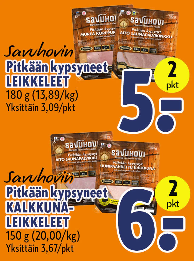 savuhovi leikkeleet