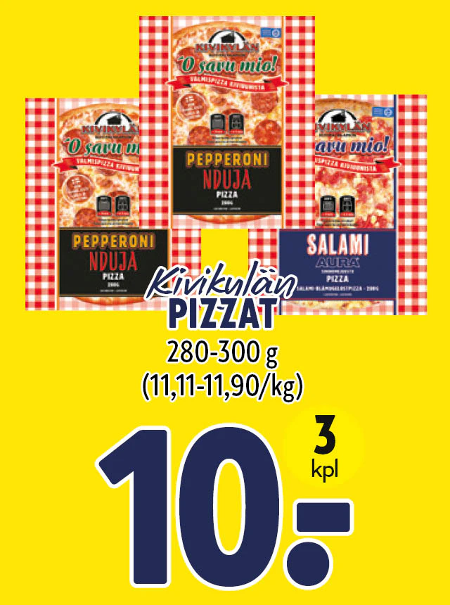 kivikylän pizzat