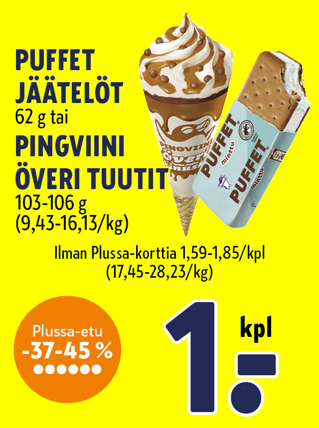 puffet jäätelöt