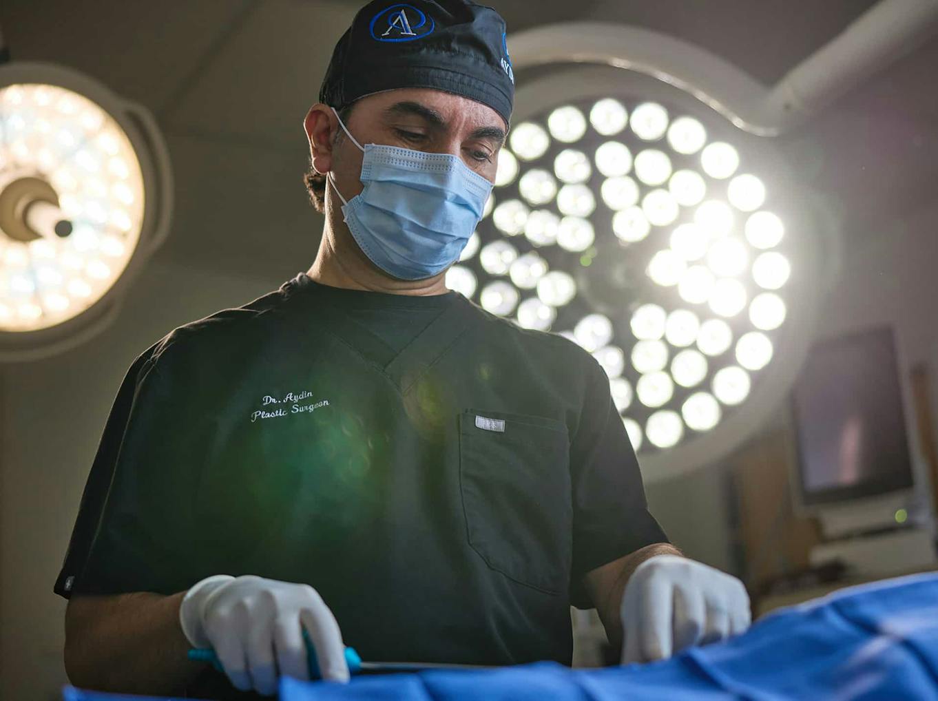 Dr. Aydin in the operating room