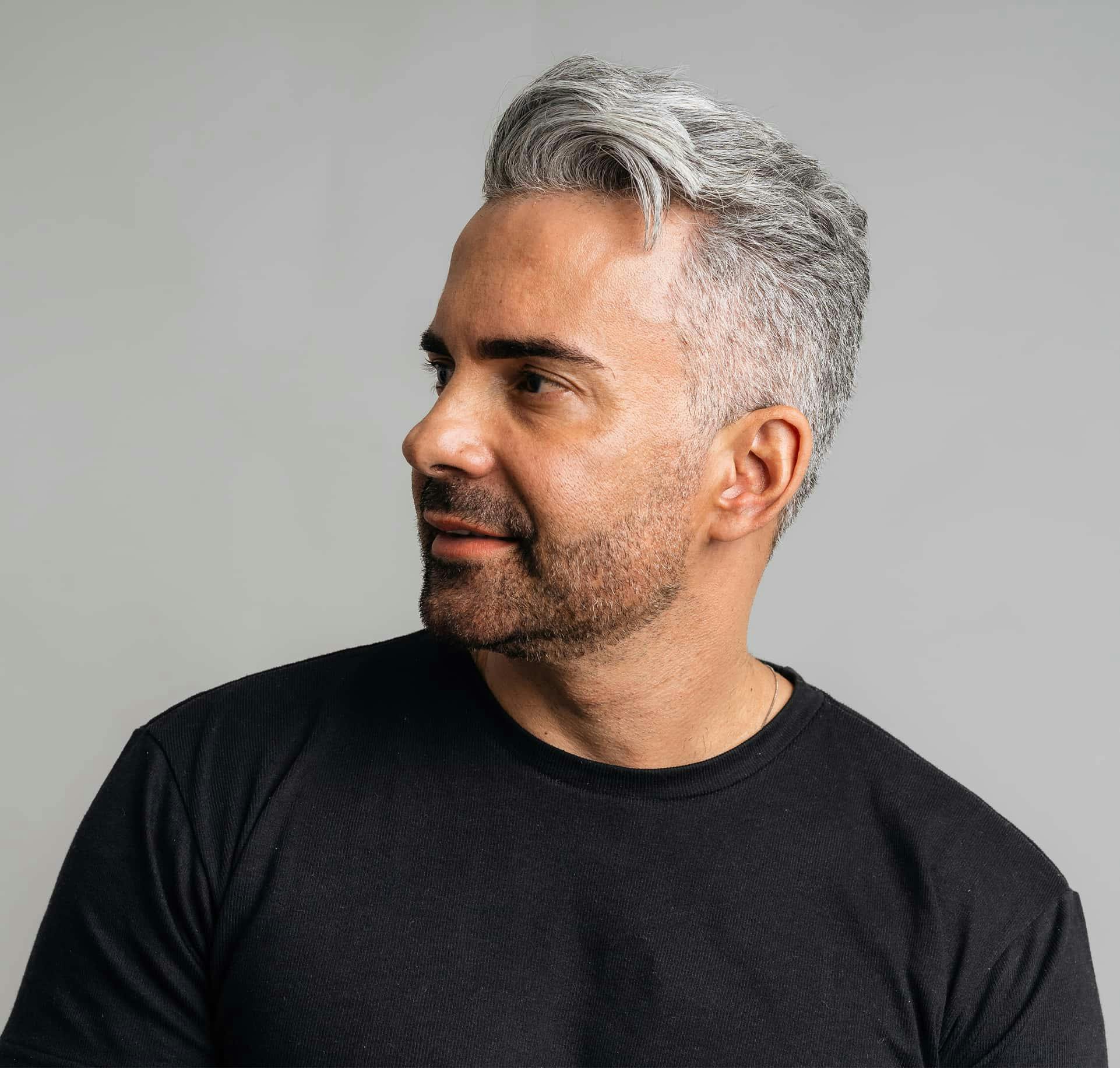 Man smiling
