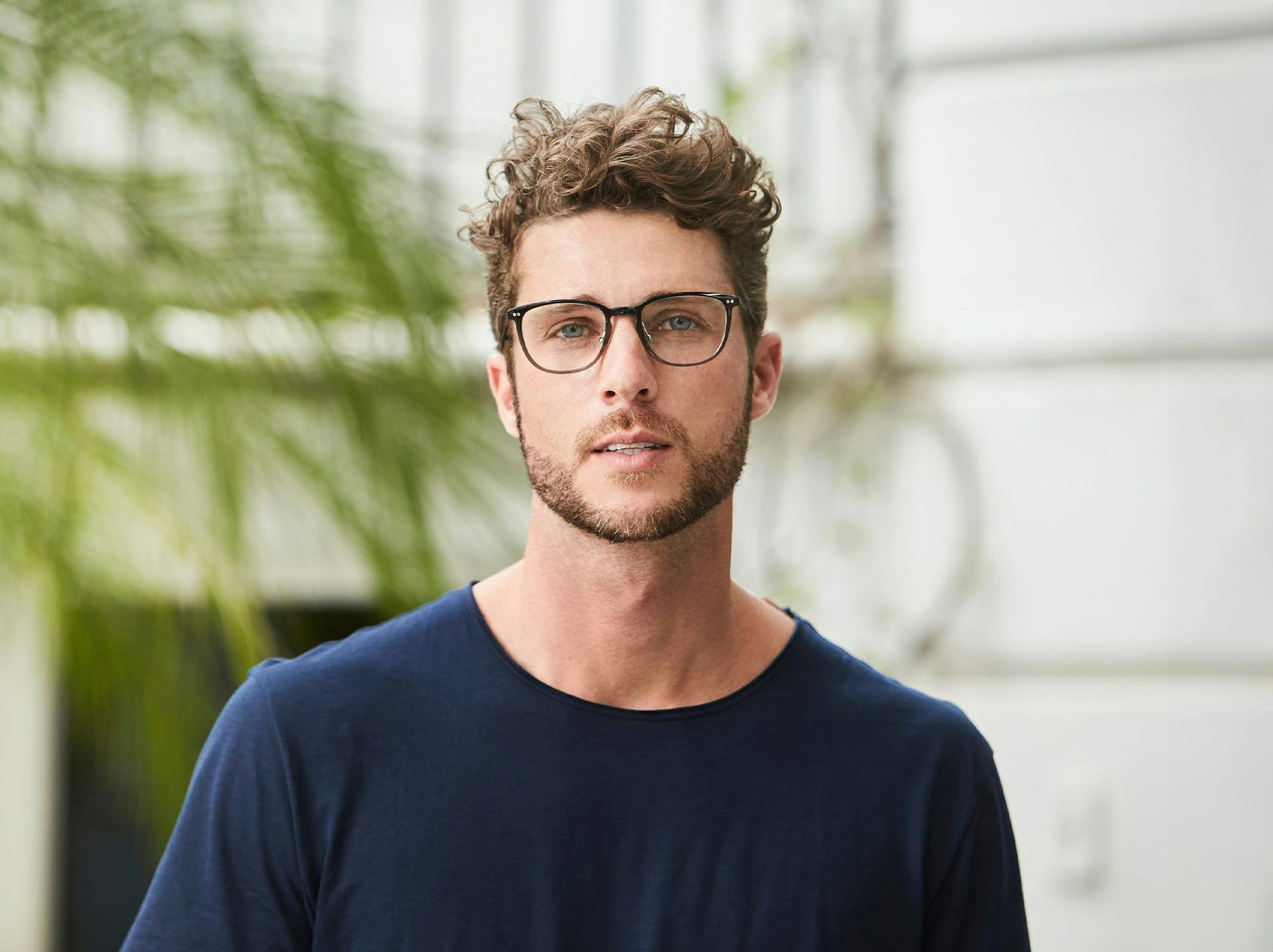 Man smiling
