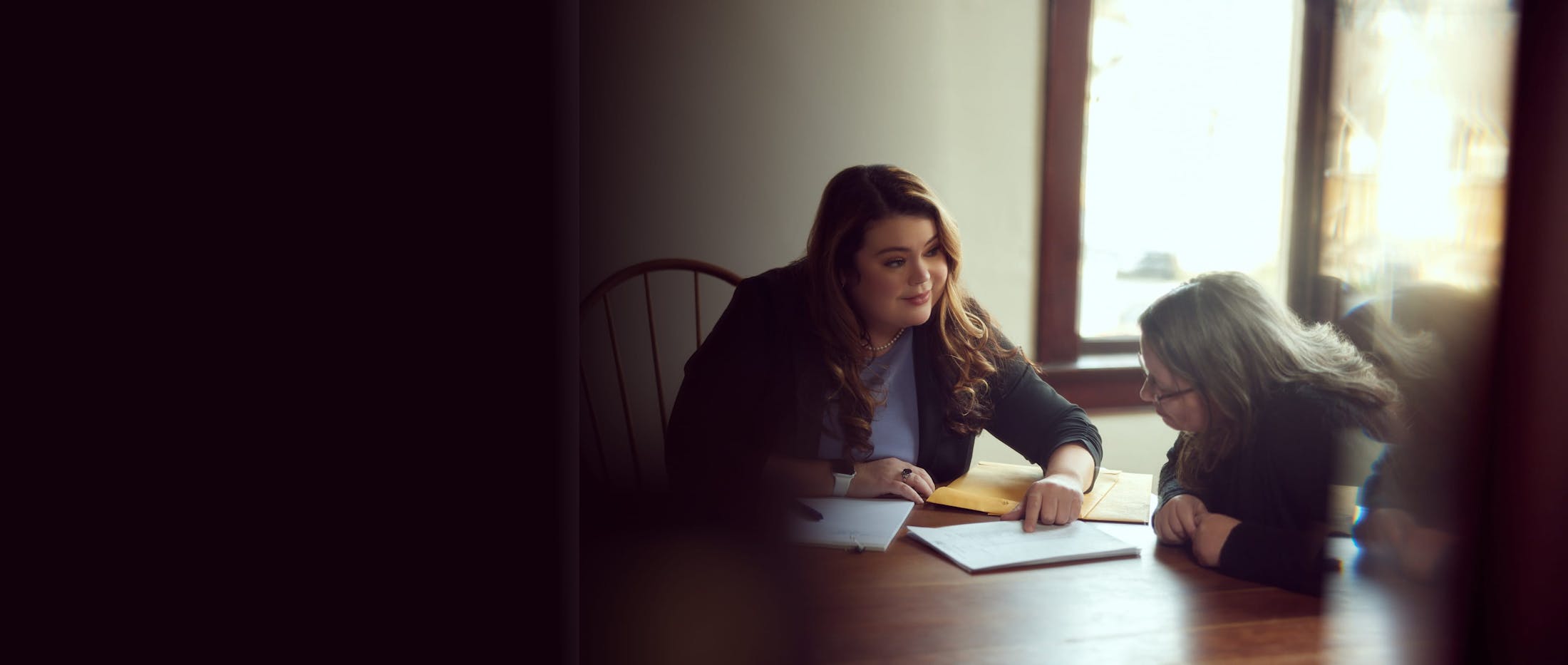 Jessica Virden Mallett with client