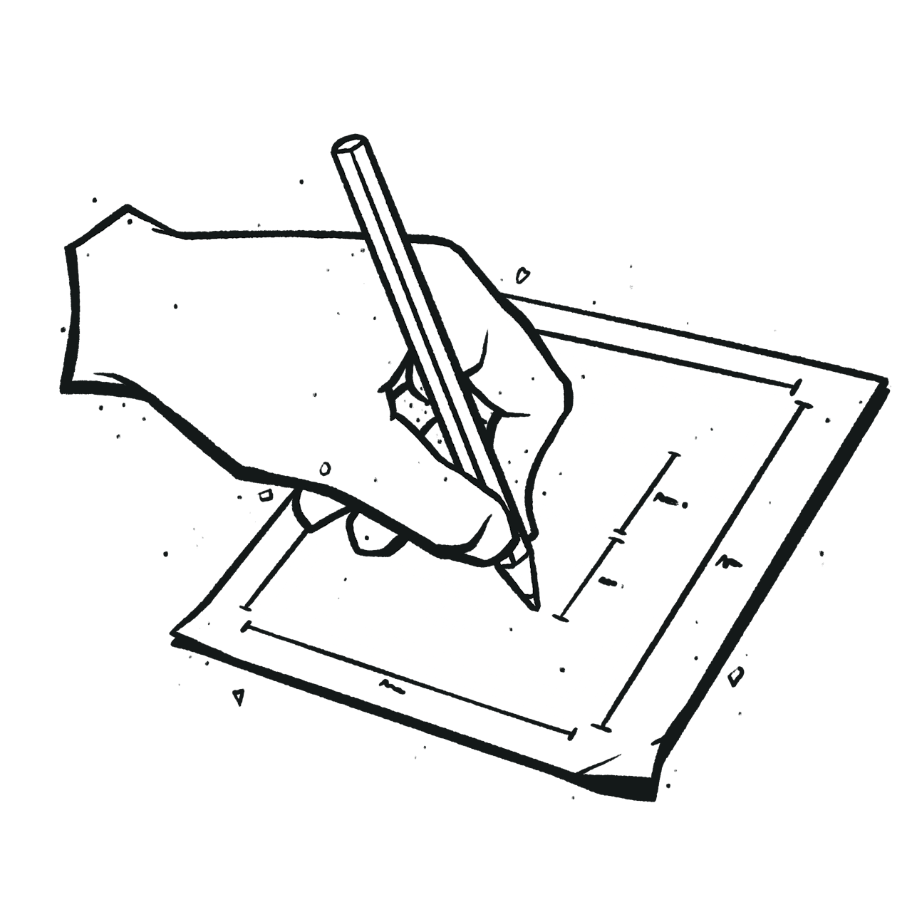 Hand draws UX lab