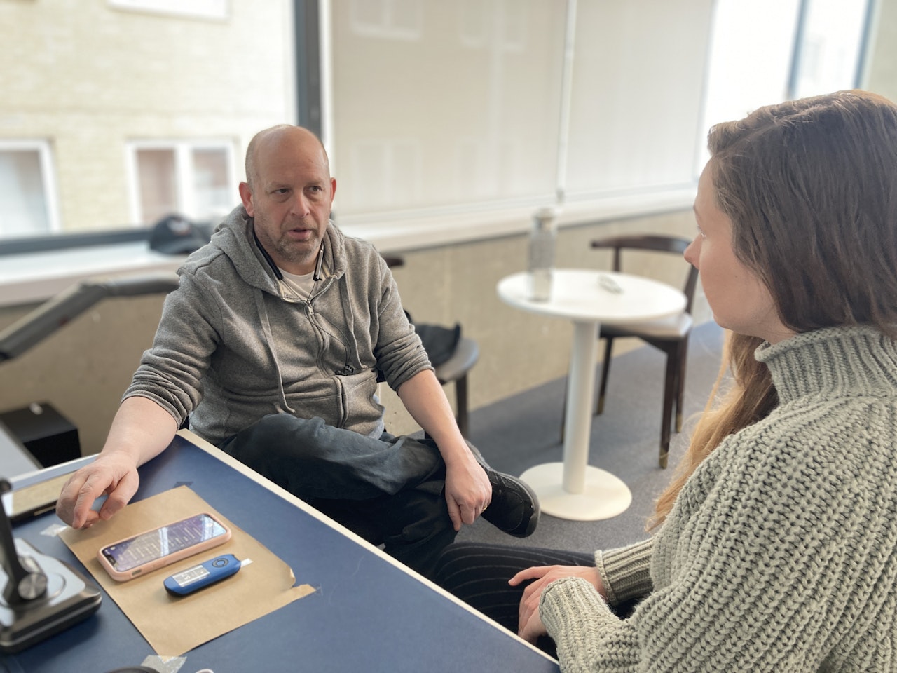 Interview with participant
