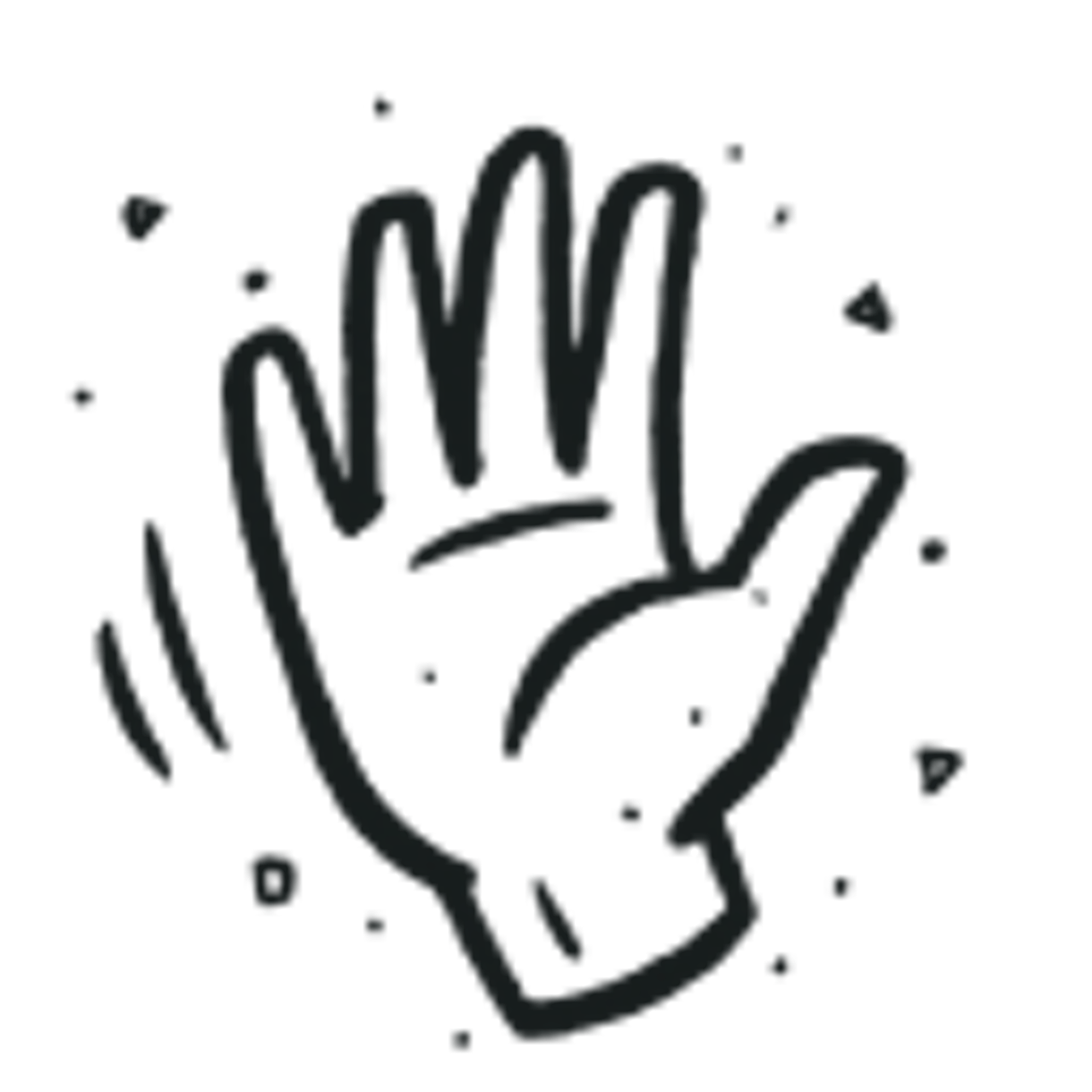 Zwaaiende hand
