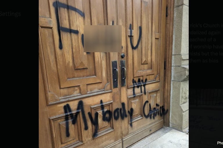 church vandalized portland oregon
