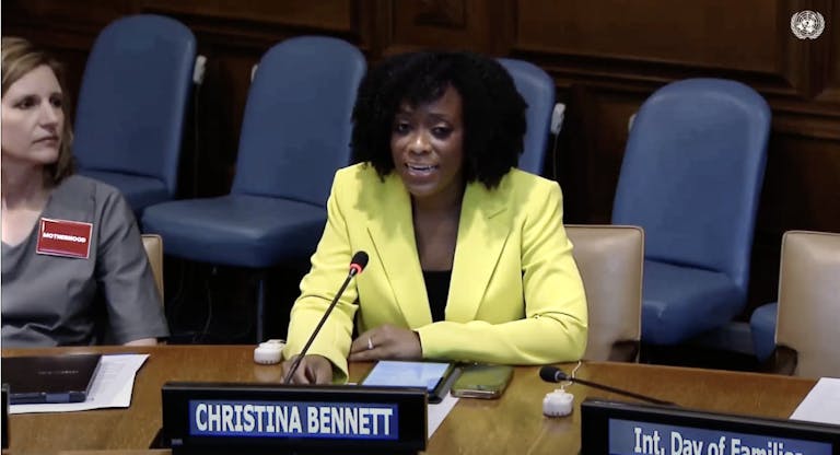‘Baby Olivia’ goes to the UN, with impassioned speech celebrating International Day of Families featured image