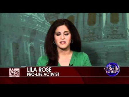 Lila Rose Discusses Sex-Selection and Planned Parenthood on "The O'Reilly Factor" thumbnail