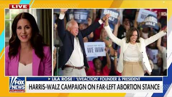 Harris-Walz Is The Most Pro-Abortion Ticket - Lila Rose on Fox News thumbnail