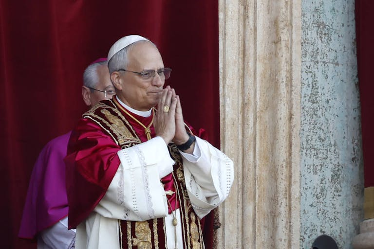 Pope Leo XIV makes his first appearance after conclave