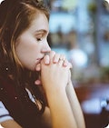 woman praying