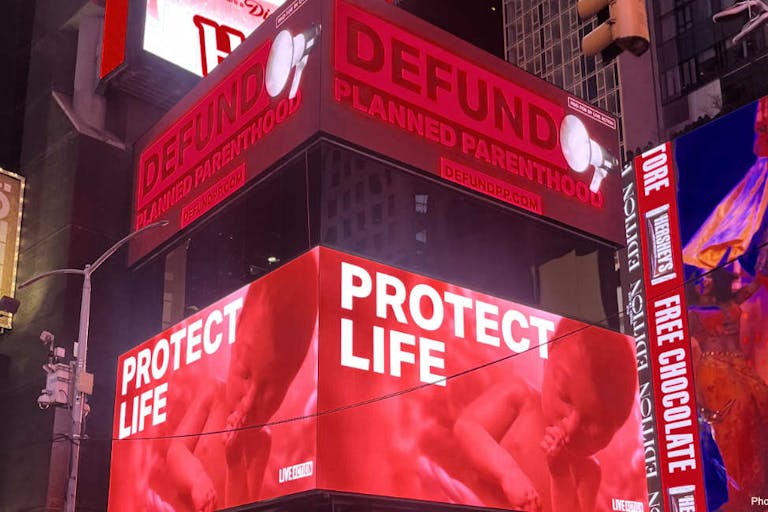 defund pp billboards