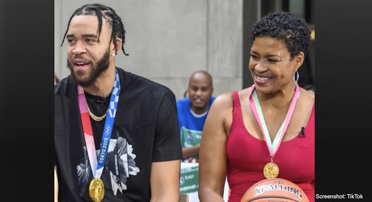 JaVale McGee Pamela McGee screenshot TikTok