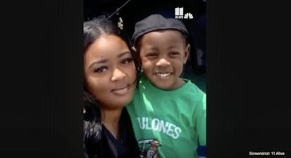 Adriana Smith and her son.