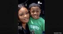Adriana Smith and her son.