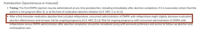 Screenshot from updated CDC recommendations for contraceptive use His first study was used to claim ‘abortion pill reversal’ is unsafe. Now, he says it’s ineffective. image