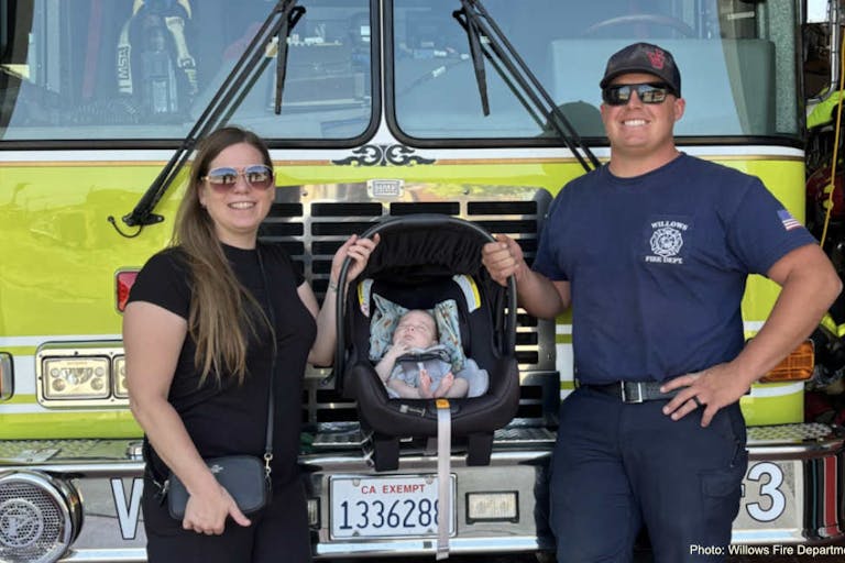 Willows Fire Department Facebook preemie