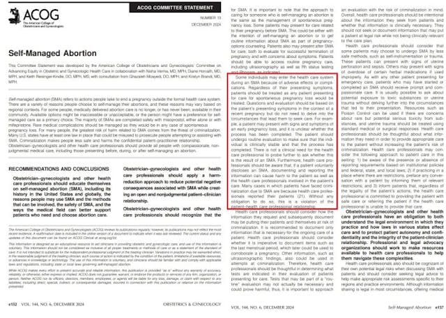 ACOG hiding abortion pill complications at ER