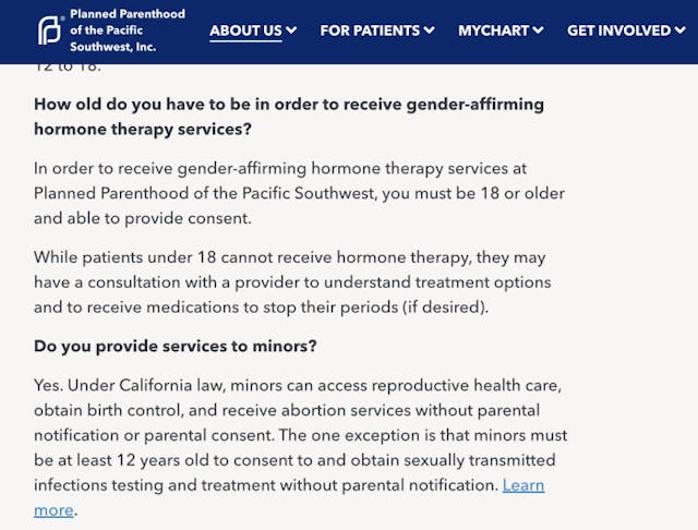 New report: Planned Parenthood advertises birth control to minors as ‘gender-affirming care’ image