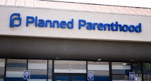 Planned Parenthood sign, California