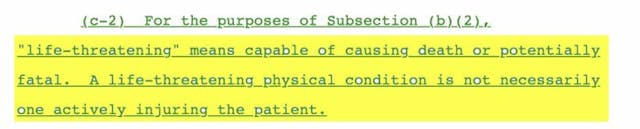 Does the Texas ‘Life of the Mother Act’ clarify the state’s pro-life law… or weaken it? image