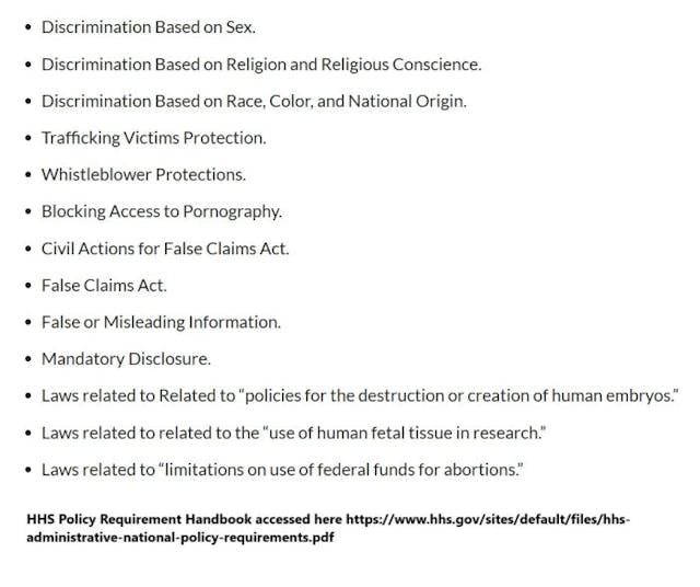 HHS Policy Requirement Handbook HHS Policy Requirement Handbook