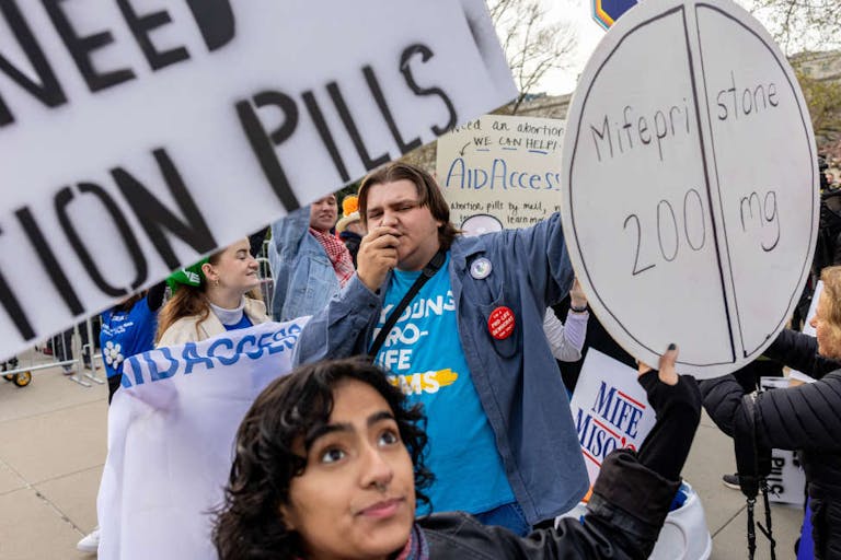 Supreme Court Hears Arguments On Abortion Drug Mifepristone Texas Senate passes bill aiming to stop flow of illegal abortion pills featured image